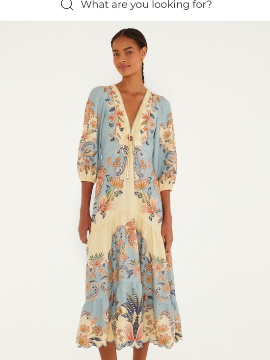 FARM Rio Dresses & Skirts - Farm Rio Butter Yellow Boho Beauty Maxi Dress. NWT Size M. Sold Out
